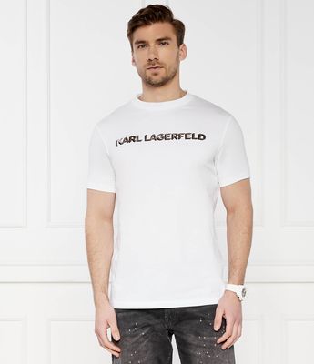T-shirt męski na wiosnę Karl Lagerfeld ze sklepu: Gomez Fashion Store w kategorii: T-shirty męskie - zdjęcie 874714-BD9-10338_KL242M000134007
