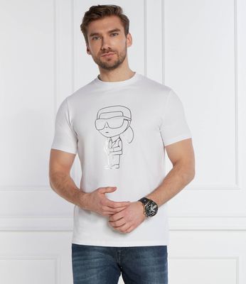 T-shirt męski Karl Lagerfeld ze sklepu: Gomez Fashion Store w kategorii: T-shirty męskie - zdjęcie 874714-BD9-10338_KL242M000135900
