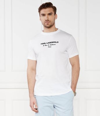 T-shirt męski w stylu młodzieżowym Karl Lagerfeld ze sklepu: Gomez Fashion Store w kategorii: T-shirty męskie - zdjęcie 874714-BD9-10338_KL242M000137007