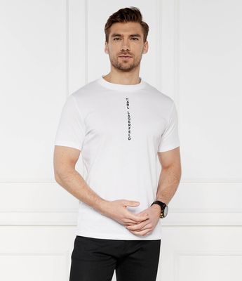 T-shirt męski casual Karl Lagerfeld ze sklepu: Gomez Fashion Store w kategorii: T-shirty męskie - zdjęcie 874714-BD9-10338_KL242M000139007