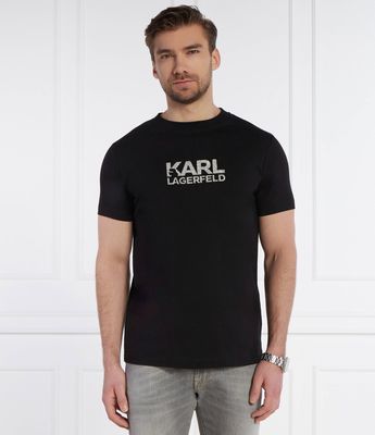 T-shirt męski młodzieżowy Karl Lagerfeld ze sklepu: Gomez Fashion Store w kategorii: T-shirty męskie - zdjęcie 874714-BD9-10338_KL242M000140990