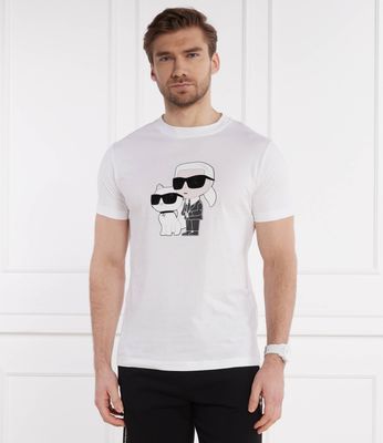 T-shirt męski wiosenny Karl Lagerfeld ze sklepu: Gomez Fashion Store w kategorii: T-shirty męskie - zdjęcie 874714-BD9-10338_KL242M000141007