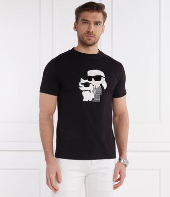 Karl Lagerfeld - T-shirt męski wiosenny ze sklepu: Gomez Fashion Store w kategorii: T-shirty męskie - zdjęcie 874714-BD9-10338_KL242M000141990