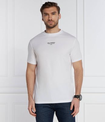 T-shirt męski casual Karl Lagerfeld ze sklepu: Gomez Fashion Store w kategorii: T-shirty męskie - zdjęcie 874714-BD9-10338_KL242M000145007