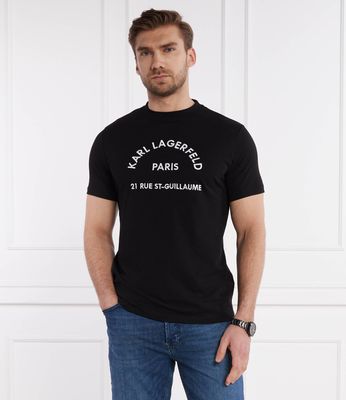 T-shirt męski na wiosnę Karl Lagerfeld ze sklepu: Gomez Fashion Store w kategorii: T-shirty męskie - zdjęcie 874714-BD9-10338_KL242M000146990