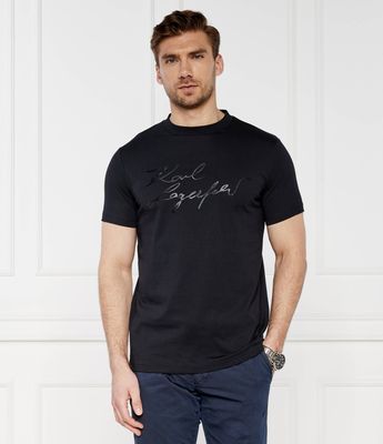 T-shirt męski na wiosnę Karl Lagerfeld ze sklepu: Gomez Fashion Store w kategorii: T-shirty męskie - zdjęcie 874714-BD9-10338_KL242M000148690