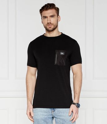 T-shirt męski casual Karl Lagerfeld ze sklepu: Gomez Fashion Store w kategorii: T-shirty męskie - zdjęcie 874714-BD9-10338_KL242M000150990