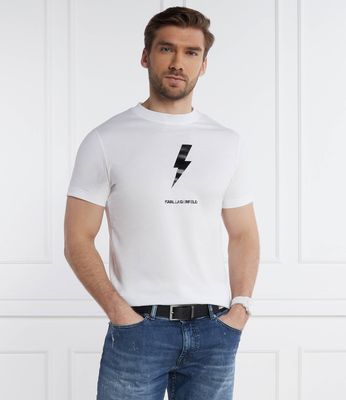 T-shirt męski Karl Lagerfeld ze sklepu: Gomez Fashion Store w kategorii: T-shirty męskie - zdjęcie 874714-BD9-10338_KL242M000155007