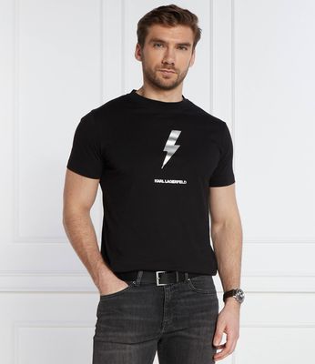 T-shirt męski na wiosnę Karl Lagerfeld ze sklepu: Gomez Fashion Store w kategorii: T-shirty męskie - zdjęcie 874714-BD9-10338_KL242M000155015
