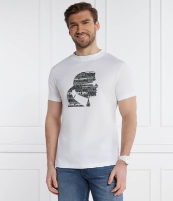 T-shirt męski na lato Karl Lagerfeld ze sklepu: Gomez Fashion Store w kategorii: T-shirty męskie - zdjęcie 874714-BD9-10338_KL242M000156007