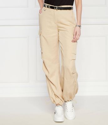 Spodnie damskie casualowe Karl Lagerfeld ze sklepu: Gomez Fashion Store w kategorii: Spodnie damskie - zdjęcie 874714-BD9-10338_KL242W000095461