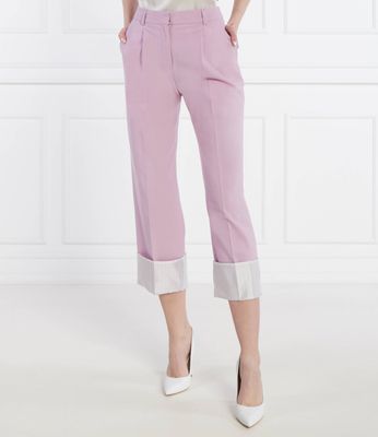Spodnie damskie wiosenne Karl Lagerfeld ze sklepu: Gomez Fashion Store w kategorii: Spodnie damskie - zdjęcie 874714-BD9-10338_KL242W000096460