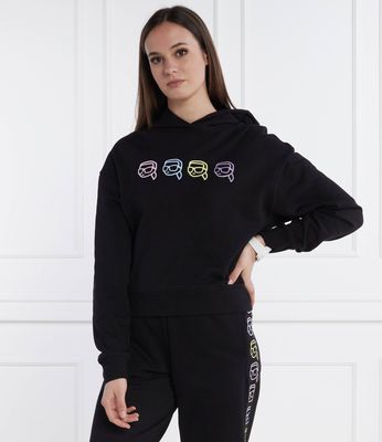Bluza damska casualowa jesienna Karl Lagerfeld ze sklepu: Gomez Fashion Store w kategorii: Bluzy damskie - zdjęcie 874714-BD9-10338_KL242W000114666