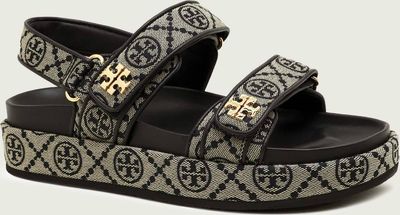 TORY BURCH - Sandały damskie na lato ze sklepu: Gomez Fashion Store w kategorii: Sandały damskie - zdjęcie 874714-BD9-10338_TO242W000018430