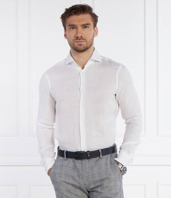 Koszula męska elegancka z klasycznym kołnierzykiem Joop! ze sklepu: Gomez Fashion Store w kategorii: Koszule męskie - zdjęcie 874714-BD9-10338_JO242M000015100
