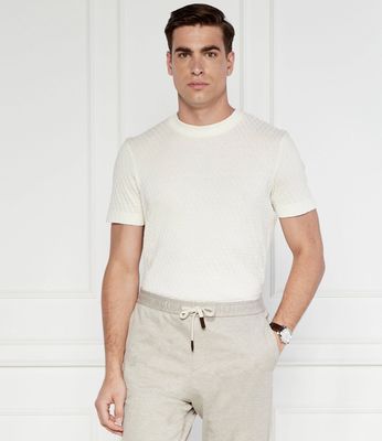 T-shirt męski na wiosnę Joop! ze sklepu: Gomez Fashion Store w kategorii: T-shirty męskie - zdjęcie 874714-BD9-10338_JO242M000040A55