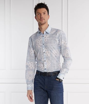 Koszula męska na wiosnę casualowa Joop! Jeans ze sklepu: Gomez Fashion Store w kategorii: Koszule męskie - zdjęcie 874714-BD9-10338_JJ242M000013422