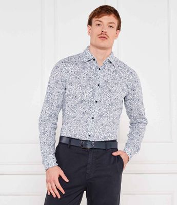 Koszula męska z klasycznym kołnierzykiem Joop! Jeans ze sklepu: Gomez Fashion Store w kategorii: Koszule męskie - zdjęcie 874714-BD9-10338_JJ242M000032105