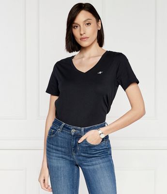 Gant - Bluzka damska wiosenna ze sklepu: Gomez Fashion Store w kategorii: Bluzki damskie - zdjęcie 874714-BD9-10338_GA242W000006005