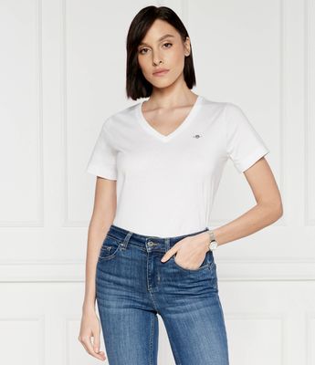 Bluzka damska casual Gant ze sklepu: Gomez Fashion Store w kategorii: Bluzki damskie - zdjęcie 874714-BD9-10338_GA242W000006110