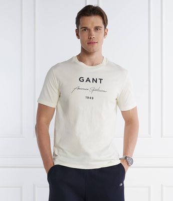 T-shirt męski młodzieżowy Gant ze sklepu: Gomez Fashion Store w kategorii: T-shirty męskie - zdjęcie 874714-BD9-10338_GA242M000020130