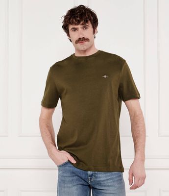 T-shirt męski wiosenny Gant ze sklepu: Gomez Fashion Store w kategorii: T-shirty męskie - zdjęcie 874714-BD9-10338_GA242M000030A12