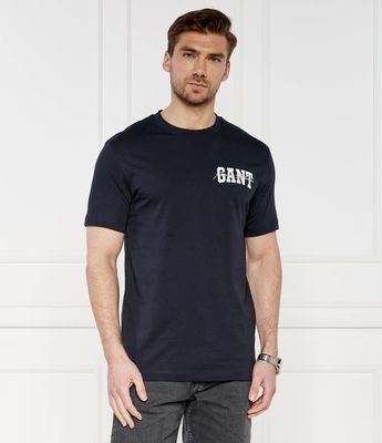T-shirt męski casual Gant ze sklepu: Gomez Fashion Store w kategorii: T-shirty męskie - zdjęcie 874714-BD9-10338_GA242M000029433