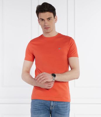 T-shirt męski casual Gant ze sklepu: Gomez Fashion Store w kategorii: T-shirty męskie - zdjęcie 874714-BD9-10338_GA242M000017828