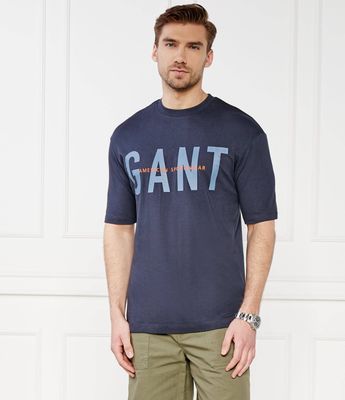 T-shirt męski wiosenny młodzieżowy Gant ze sklepu: Gomez Fashion Store w kategorii: T-shirty męskie - zdjęcie 874714-BD9-10338_GA242M000051433