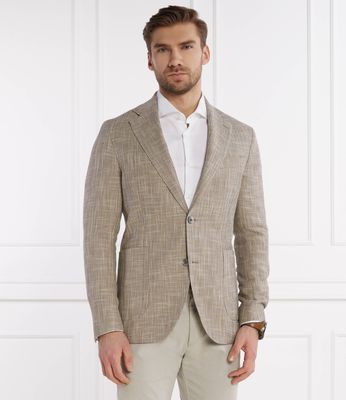 Marynarka męska jesienna Oscar Jacobson ze sklepu: Gomez Fashion Store w kategorii: Marynarki męskie - zdjęcie 874714-BD9-10338_OJ242M000004079