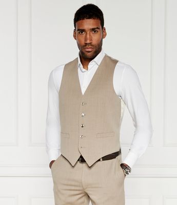 Kamizelka męska elegancka jesienna Oscar Jacobson ze sklepu: Gomez Fashion Store w kategorii: Kamizelki męskie - zdjęcie 874714-BD9-10338_OJ242M000010000