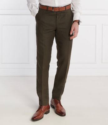 Spodnie męskie jesienne casualowe Oscar Jacobson ze sklepu: Gomez Fashion Store w kategorii: Spodnie męskie - zdjęcie 874714-BD9-10338_OJ242M000013078
