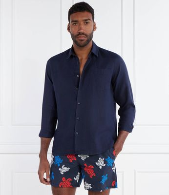 Koszula męska Vilebrequin ze sklepu: Gomez Fashion Store w kategorii: Koszule męskie - zdjęcie 874714-BD9-10338_VI242M000023390