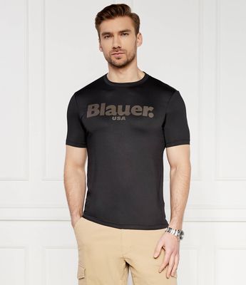 T-shirt męski BLAUER ze sklepu: Gomez Fashion Store w kategorii: T-shirty męskie - zdjęcie 874714-BD9-10338_BF242M000019043