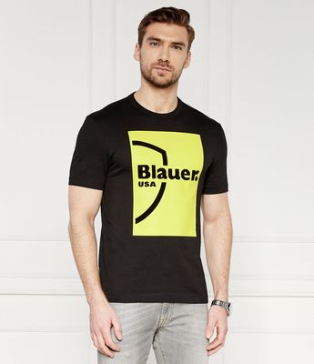 T-shirt męski na wiosnę BLAUER ze sklepu: Gomez Fashion Store w kategorii: T-shirty męskie - zdjęcie 874714-BD9-10338_BF242M000022043