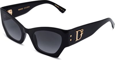 Okulary przeciwsłoneczne damskie Dsquared2 ze sklepu: Gomez Fashion Store w kategorii: Okulary przeciwsłoneczne damskie - zdjęcie 874714-BD9-10338_DQ242W000010A10