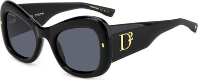 Okulary przeciwsłoneczne damskie Dsquared2 ze sklepu: Gomez Fashion Store w kategorii: Okulary przeciwsłoneczne damskie - zdjęcie 874714-BD9-10338_DQ242W000011A19