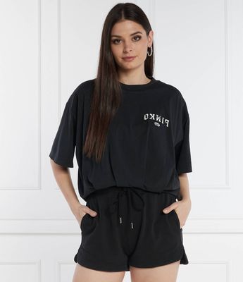 Bluzka damska w stylu młodzieżowym Pinko ze sklepu: Gomez Fashion Store w kategorii: Bluzki damskie - zdjęcie 874714-BD9-10338_PI242W000094099