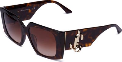 Okulary przeciwsłoneczne damskie Jimmy Choo ze sklepu: Gomez Fashion Store w kategorii: Okulary przeciwsłoneczne damskie - zdjęcie 874714-BD9-10338_JI242W000006809