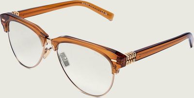 brązowy Okulary przeciwsłoneczne damskie MIU MIU ze sklepu: Gomez Fashion Store w kategorii: Okulary przeciwsłoneczne damskie