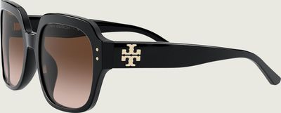 Okulary przeciwsłoneczne damskie TORY BURCH ze sklepu: Gomez Fashion Store w kategorii: Okulary przeciwsłoneczne damskie - zdjęcie 874714-BD9-10338_TO242W000026A03