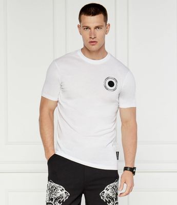 T-shirt męski na wiosnę Plein Sport ze sklepu: Gomez Fashion Store w kategorii: T-shirty męskie - zdjęcie 874714-BD9-10338_PS244M000013032