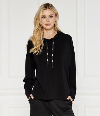 Bluza damska jesienna BOSS BLACK ze sklepu: Gomez Fashion Store w kategorii: Bluzy damskie - zdjęcie 874714-BD9-10338_BW244W000003001