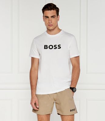 BOSS BLACK - T-shirt męski ze sklepu: Gomez Fashion Store w kategorii: T-shirty męskie - zdjęcie 874714-BD9-10338_BW244M000002100