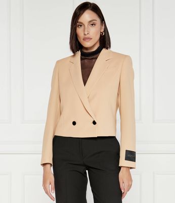 Marynarka elegancki HUGO ze sklepu: Gomez Fashion Store w kategorii: Marynarki damskie - zdjęcie 874714-BD9-10338_BU244W000004292