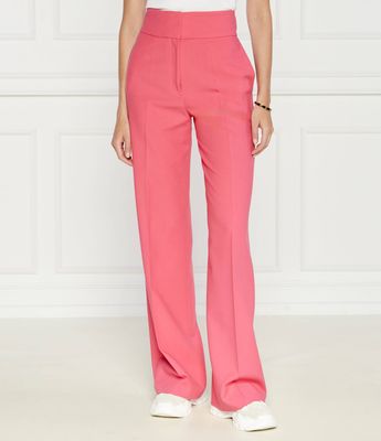 HUGO - Spodnie damskie wiosenne ze sklepu: Gomez Fashion Store w kategorii: Spodnie damskie - zdjęcie 874714-BD9-10338_BU244W000008673