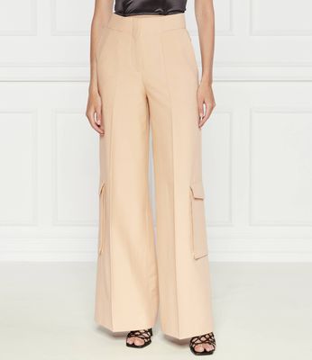 Spodnie damskie retro HUGO ze sklepu: Gomez Fashion Store w kategorii: Spodnie damskie - zdjęcie 874714-BD9-10338_BU244W000011292