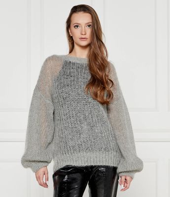 Sweter damski zimowy BOSS BLACK ze sklepu: Gomez Fashion Store w kategorii: Swetry damskie - zdjęcie 874714-BD9-10338_BB244W000060962