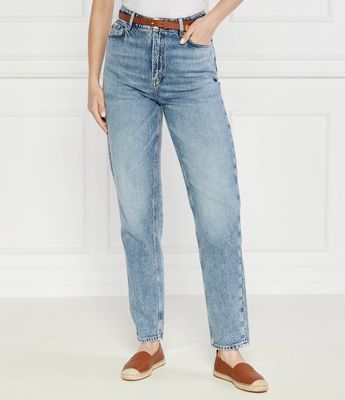 Jeansy damskie w miejskim stylu BOSS ORANGE ze sklepu: Gomez Fashion Store w kategorii: Jeansy damskie - zdjęcie 874714-BD9-10338_BO244W000009439
