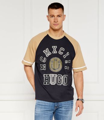 T-shirt męski Hugo Blue ze sklepu: Gomez Fashion Store w kategorii: T-shirty męskie - zdjęcie 874714-BD9-10338_BJ244M000014405